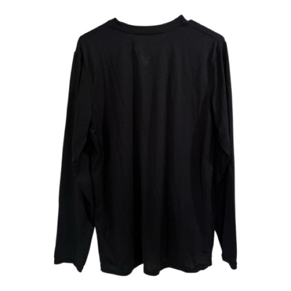 Nike Dri-FIT Men’s Long Sleeve Athletic Shirt Black Size Large - Picture 2 of 5